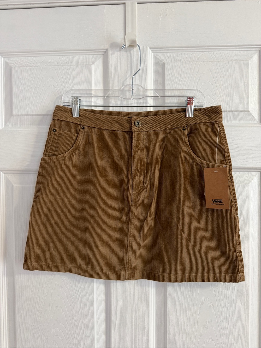 Vans Corduroy Mini Skirt in Brown